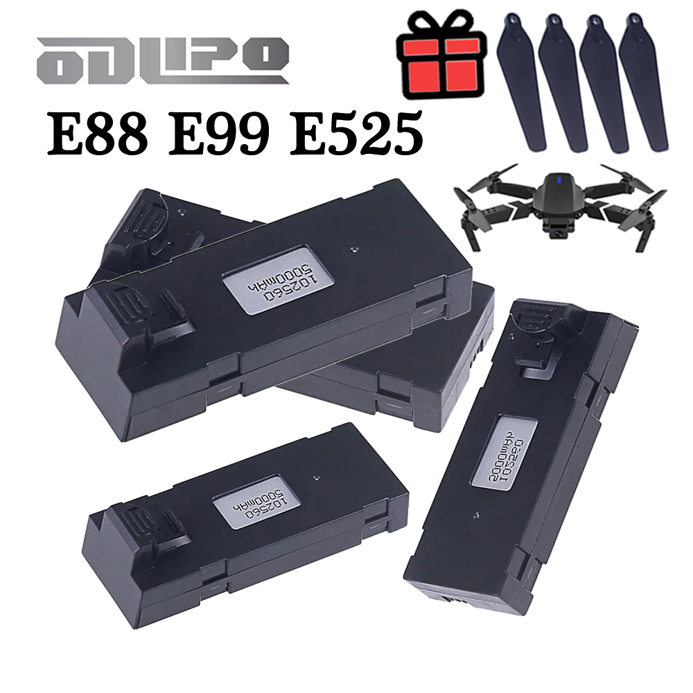Eachine Drone E58 - E88 3.7V 5000mAh LiPo Pil Drone