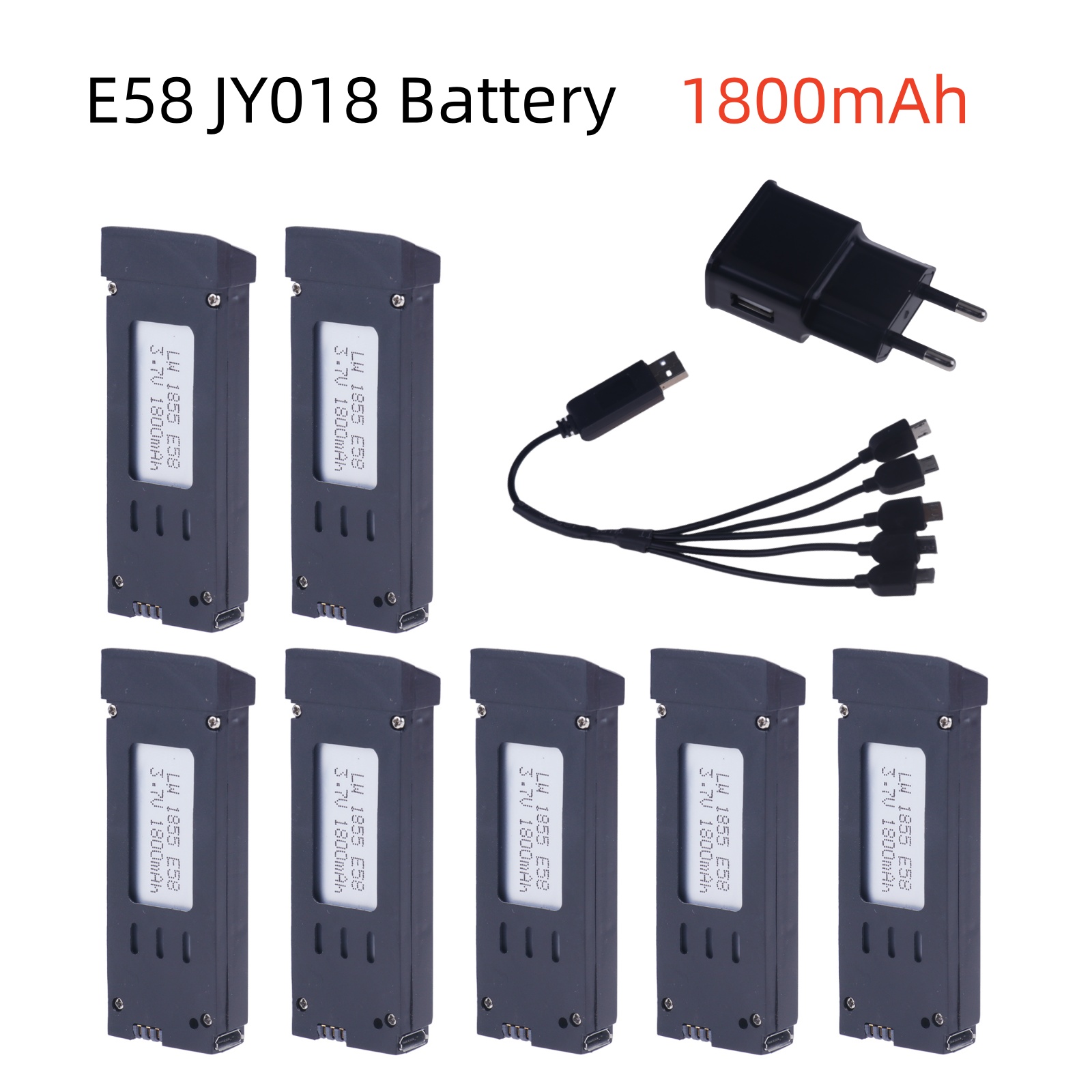 3.7V 1800mAh RC Drone lityum p - Eachine Drone E58 incelemesi ve fiyatı