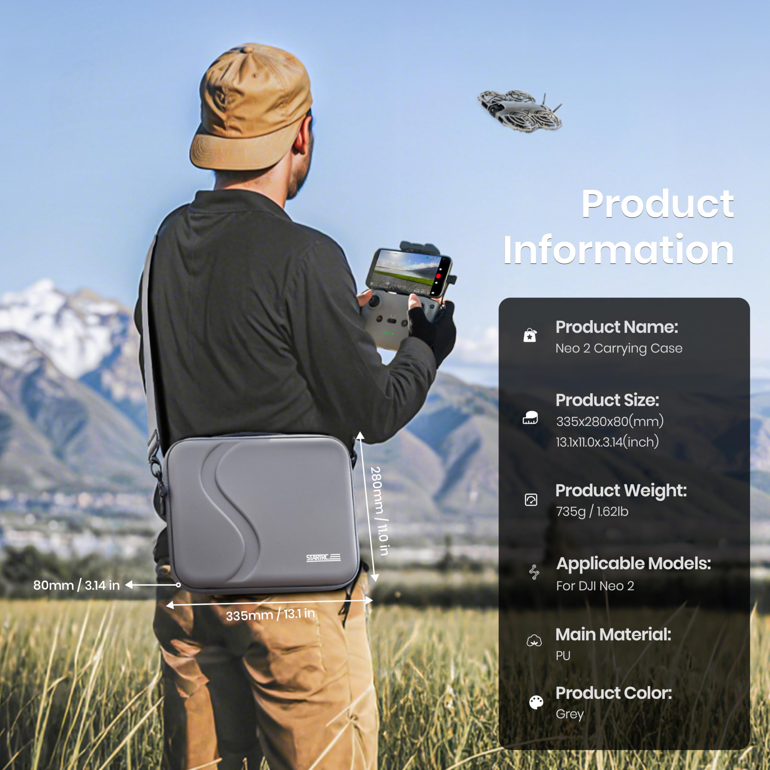 DJI Neo 2 Aksesuarları için Ta - Drone Controller Hood incelemesi ve fiyatı