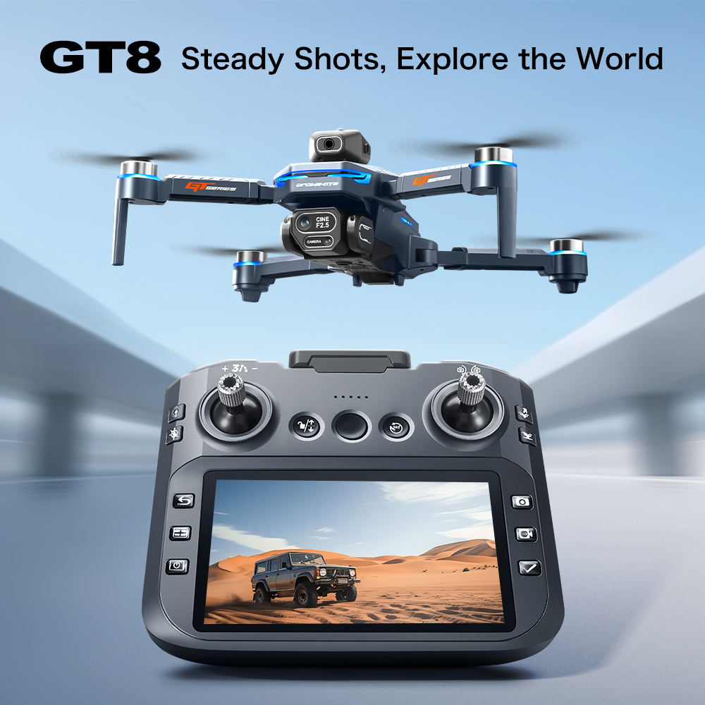 GT8 Engellerden Kaçınma Özelli - Drone Controller Screen incelemesi ve fiyatı