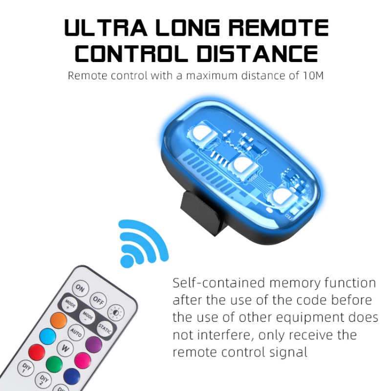 Drone Motosiklet RGB LED Flaş  - Drone Strobe Light incelemesi ve fiyatı